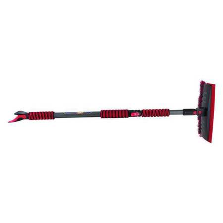 SUBZERO Snow Broom/Scraper, 12" Head Width 1220141060