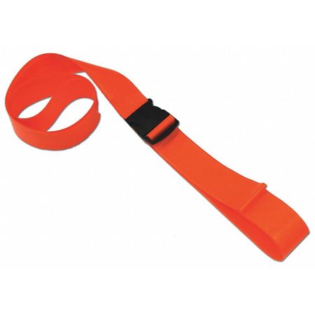 DICK MEDICAL SUPPLY Strap, Orange, 9 ft. L x 2-1/2" W x 3" H 57091 OR