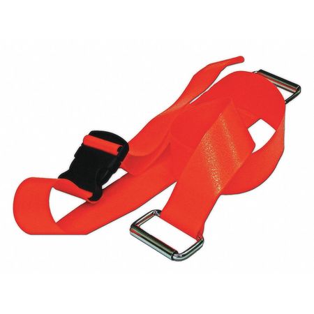 DICK MEDICAL SUPPLY Strap, Orange, 7 ft. L x 2-1/2" W x 3" H 57672 OR