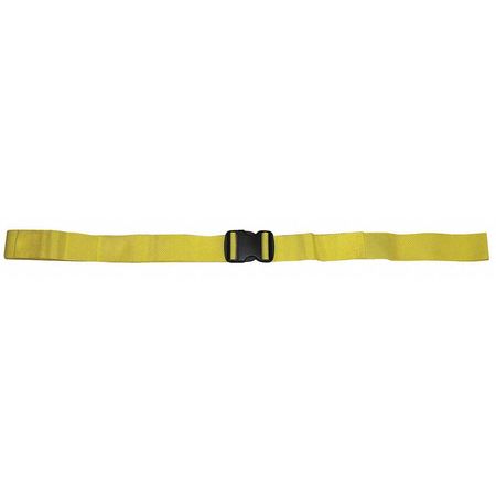 DICK MEDICAL SUPPLY Strap, Yellow, 7 ft. L x 2-1/2" W x 3" H 48172 YL