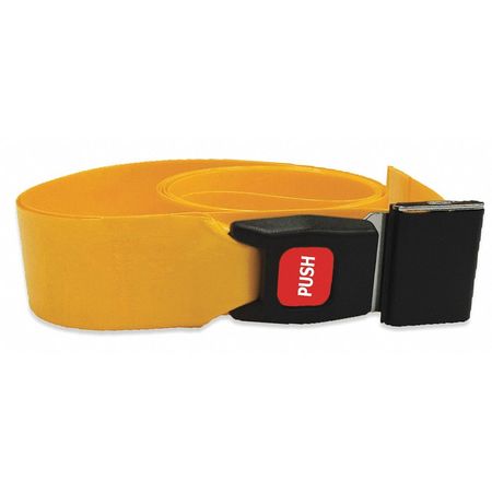 DICK MEDICAL SUPPLY Strap, Yellow, 5 ft. L x 2-1/2" W x 3" H 51051 GY