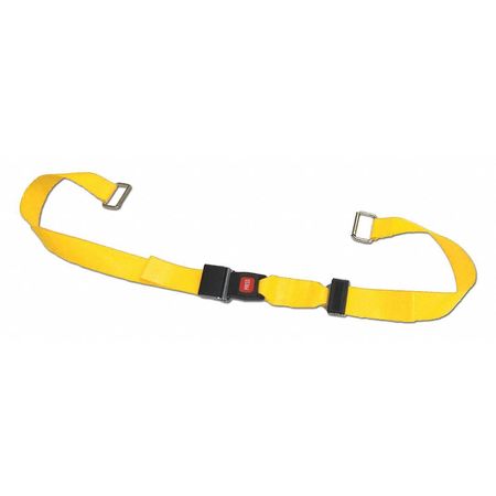 DICK MEDICAL SUPPLY Strap, Yellow, 5 ft. L x 2-1/2" W x 3" H 51153 YL