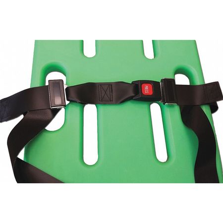 DICK MEDICAL SUPPLY Strap, Black, 5 ft. L x 2-1/2" W x 3" H 51653 BK