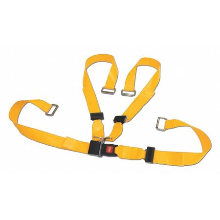 DICK MEDICAL SUPPLY Strap, Yellow, 6 ft. L x 2-1/2" W x 3" H 51660 GY