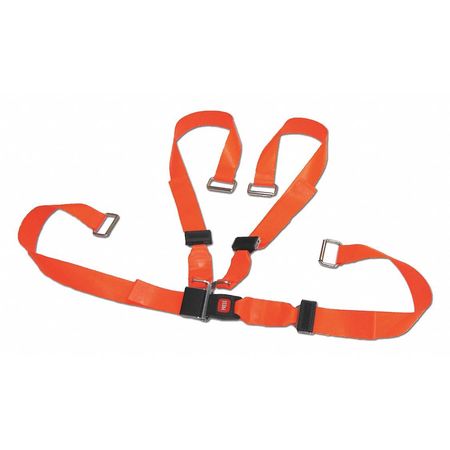 DICK MEDICAL SUPPLY Strap, Orange, 6 ft. L x 2-1/2" W x 3" H 51660 OR