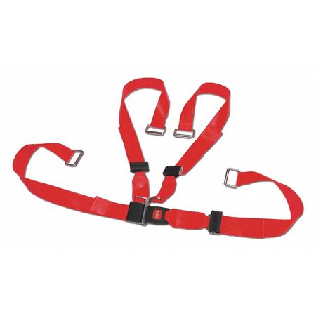 DICK MEDICAL SUPPLY Strap, Red, 7 ft. L x 2-1/2" W x 3" H 51670 RD