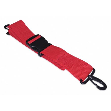 DICK MEDICAL SUPPLY Strap, Red, 7 ft. L x 2-1/2" W x 3" H 47572 RD