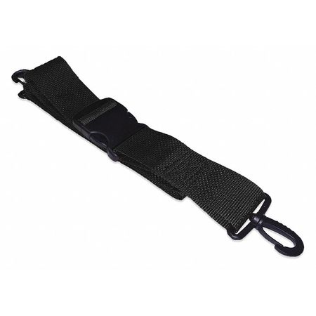 DICK MEDICAL SUPPLY Strap, Black, 7 ft. L x 2-1/2" W x 3" H 47572 BK