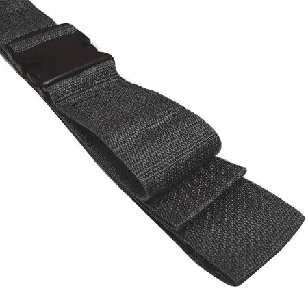 DICK MEDICAL SUPPLY Strap, Black, 5 ft. L x 2-1/2" W x 3" H 48152 BK