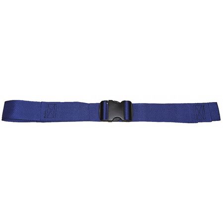 DICK MEDICAL SUPPLY Strap, Blue, 7 ft. L x 2-1/2" W x 3" H 48172 BL