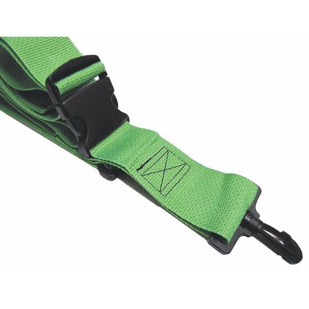 DICK MEDICAL SUPPLY Strap, Green, 2 ft. L x 2-1/2" W x 3" H 475122 NG