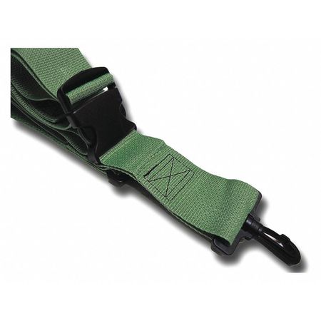 DICK MEDICAL SUPPLY Strap, Olive, 5 ft. L x 2-1/2" W x 3" H 47552 OD