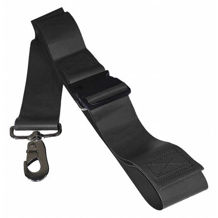 DICK MEDICAL SUPPLY Strap, Black, 5 ft. L x 2-1/2" W x 3" H 37252 BK