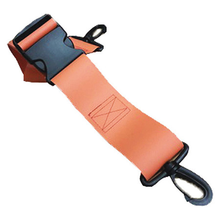 DICK MEDICAL SUPPLY Strap, Orange, 5 ft. L x 2-1/2" W x 3" H 37552 OR