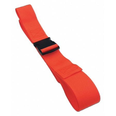 DICK MEDICAL SUPPLY Strap, Orange, 6 ft. L x 2-1/2" W x 3" H 47061 OR