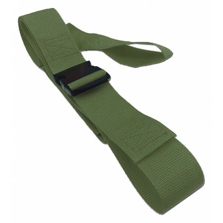 DICK MEDICAL SUPPLY Strap, Olive, 5 ft. L x 2-1/2" W x 3" H 47152 OD