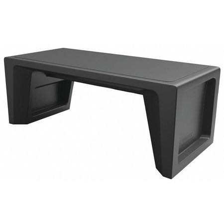 CORTECH Rectangle Utility Table, 48" X 48" X 18", Polyethylene Top, Black 136484BK
