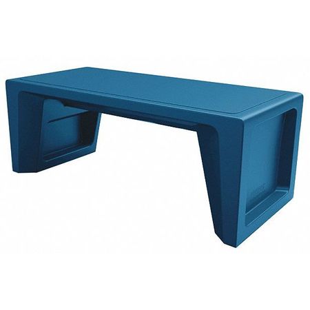 CORTECH Rectangle Utility Table, 48" X 48" X 18", Polyethylene Top, Slate Blue 136484SB