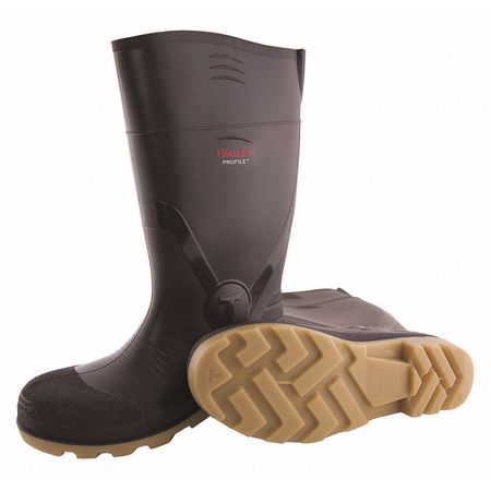 Profile Profile Knee Boots, Brown, Size 8, Mens, 15" H, PR 51154