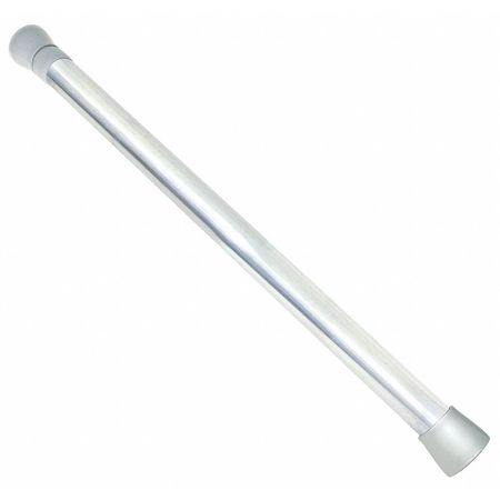 Zoro Select Shower Rod, Unfinished, Zinc Alloy, 72" L 15124