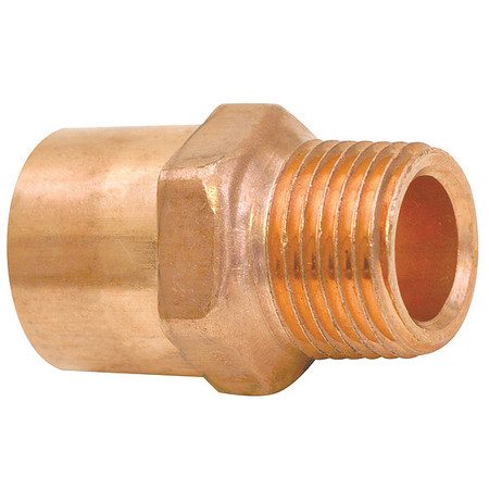 Zoro Select Adapter, Brass, Pipe Size 3/4" 85914