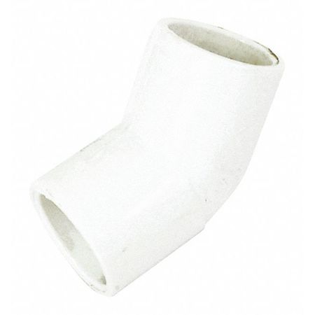 Zoro Select PVC Elbow, Slip x Slip, 3/4 in Pipe Size 48463