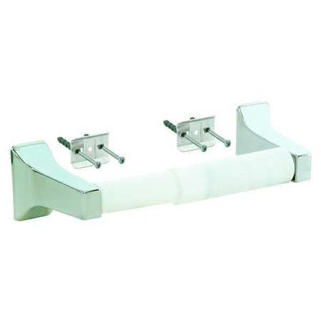 ZORO SELECT Toilet Paper Holder, Metal, Silver, 5-3/4"W 15225