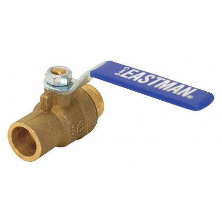 Zoro Select Ball Valve, Inline, Brass Body, 1/2" Pipe 20061LF