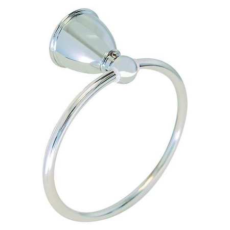 Zoro Select Towel Ring, Brushed Nickel, 5" H 16255