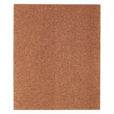 ZORO SELECT Sandpaper Sheet, 11" L, 9" W, 50 Grit 05539510854