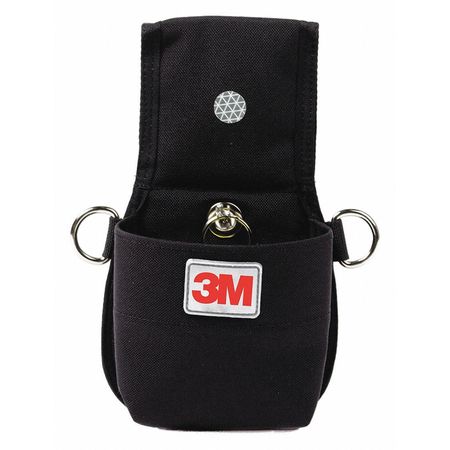 3M DBI-SALA Tool Pouch, Pouch Holster with Retractor, Black, Polyester 1500095