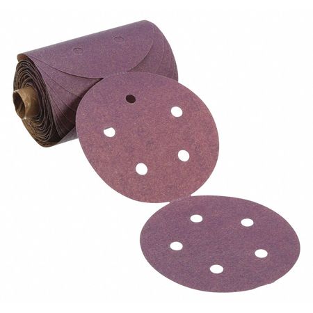 3M CUBITRON Sanding Disc Roll, Coated, 5" dia, 220 Grit 7100075216