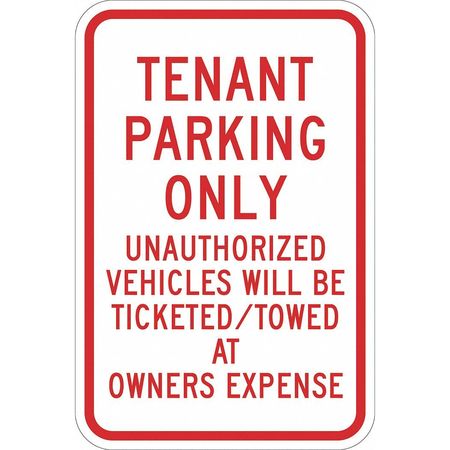 LYLE Tennant Parking Sign, 18" x 12, T1-1200-EG_12x18 T1-1200-EG_12x18