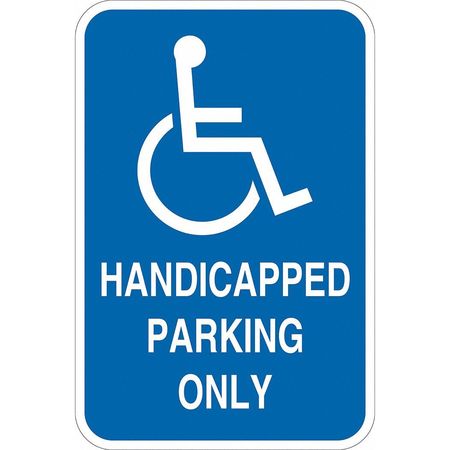 LYLE ADA Handicapped Parking Sign, 18" x 12, T1-1134-EG_12x18 T1-1134-EG_12x18