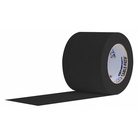 PROTAPES Cable Path, 30 yd. L, Black, 4 in. W Cable Path