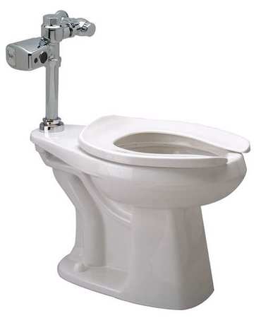 ZURN Bedpan Flush Valve Toilet, 1.28 gpf, Flush Valve, Floor Mount, Elongated, White Z5666.243.00.00.00