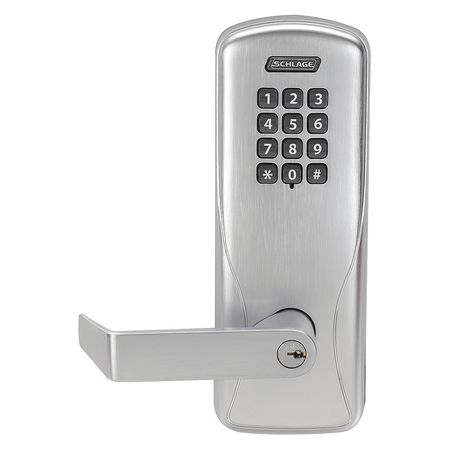 SCHLAGE ELECTRONICS Electronic Keyless Lock, Keypad, Office CO200CY50 KP RHO 626 PD