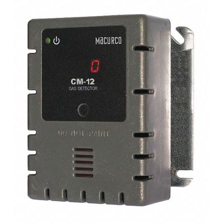 MACURCO Fixed Gas Detector, CO, 4-1/2in.Hx4in.W CM-12