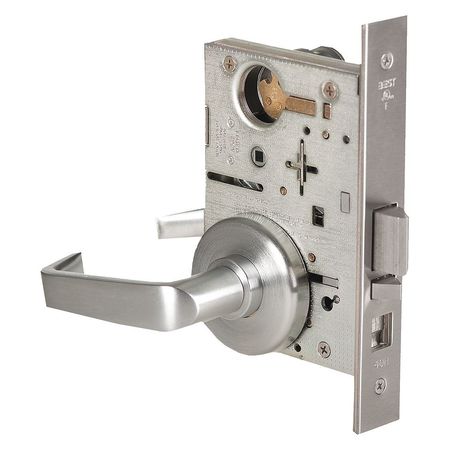 BEST Door Lever Lockset, Mechanical, Dormitory 45H7T15H626RHRB