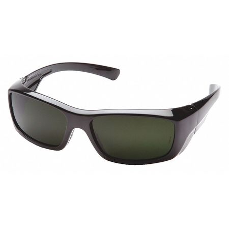 Pyramex Safety Glasses, Green Anti-Scratch SB7950SF