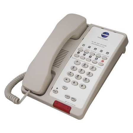 BITTEL Hospitality Telephone, Analog, Wall or Desk Cream 38TS10-C