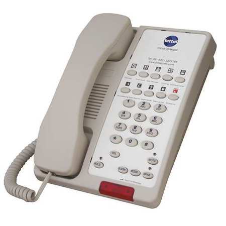 BITTEL Hospitality Telephone, Analog, Wall or Desk Cream 38TSD10S-C