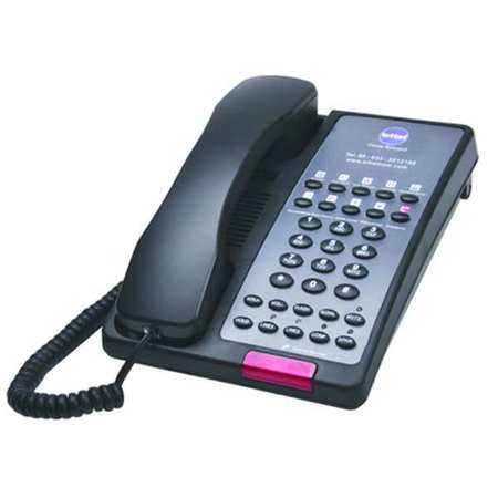 BITTEL Hospitality Telephone, Analog, Wall or Desk Black 38TSDT10-B