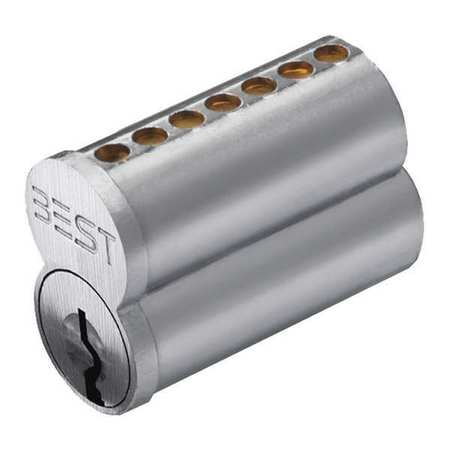 BEST Interchangeable Core, Satin Chrome, Keyway Type N, 7 Pins 1C7N1626