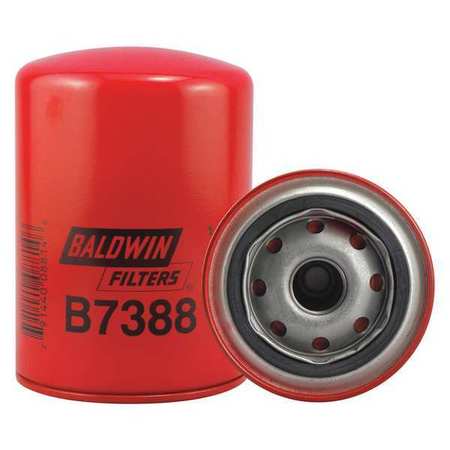 BALDWIN FILTERS Oil Fltr, Spin-On, 5-3/8"x3-11/16"x5-3/8" B7388