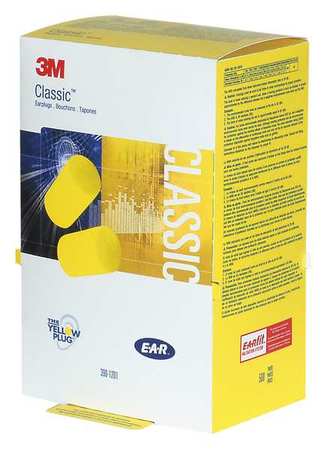 3M Disposable Cylinder Shape, Yellow 390-1201