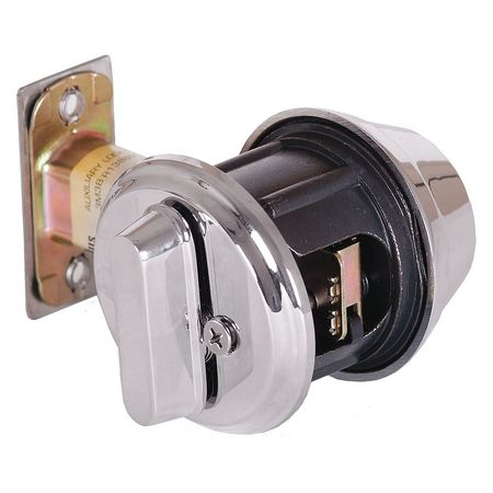 DORMAKABA Deadbolt, QDB1, Bright Chrome, 6 Pin QDB180625S4DBSSCKD