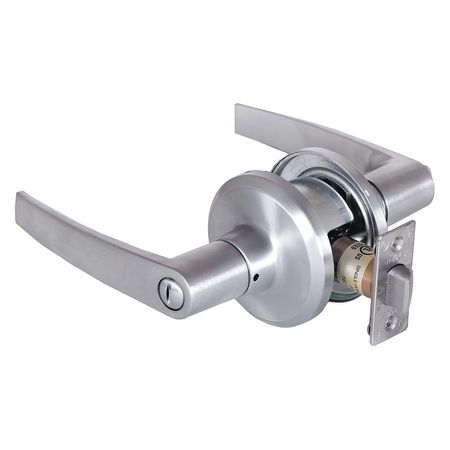 DORMAKABA Lever Lockset, Mechanical, Privacy, Grade 2 QTL240A626SA118F
