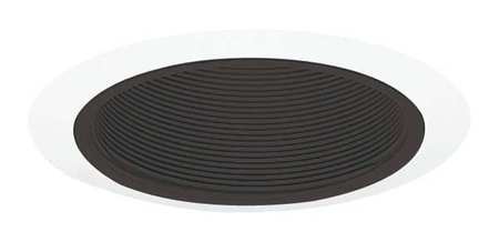 JUNO LIGHTING Recessed Trim, 5in, Black Baffle 205 BWH