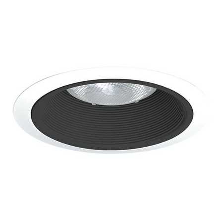 JUNO LIGHTING Recessed Trim, 6in, Black Baffle 24 BWH